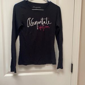 Cotton black sweatshirt. Size medium.